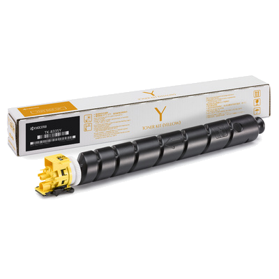Copystar 1T02RLACS0 TK-8339Y / TK8337Y OEM Toner Cartridge, 15K pages, Yellow