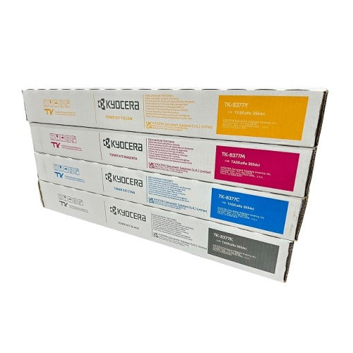 Kyocera TK-8377K OEM Toner Set, B/C/M/Y