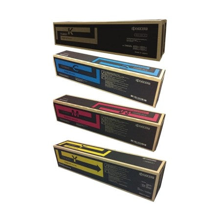 Kyocera TK-8507 / TK-8509 OEM Toner Set, B/C/M/Y