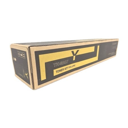 Kyocera TK-8507Y / TK-8509Y 1T02LCAUS0 OEM Toner Cartridge, 20K Pages, Yellow