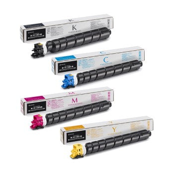 Kyocera TK-8527 / TK-8529 OEM Toner Set, B/C/M/Y