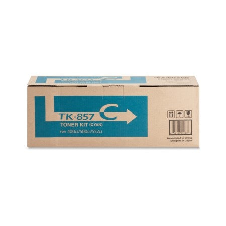 Kyocera TK-857C / TK-859C OEM Toner Cartridge, 18K Pages, Cyan