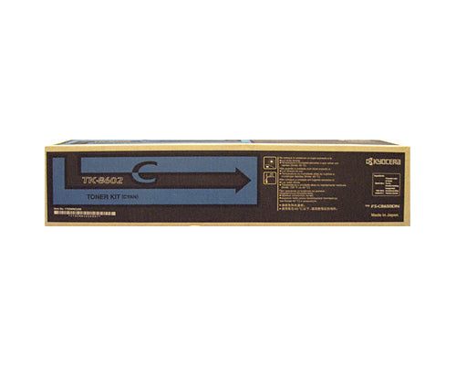 Kyocera 1T02MNCUSO TK-8602C OEM Toner Cartridge, 20K pages, Cyan