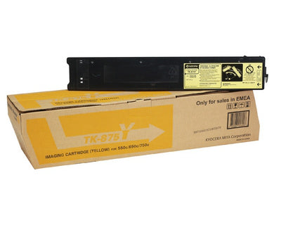 Copystar TK-879Y OEM Toner Cartridge, 26500 pages, Yellow