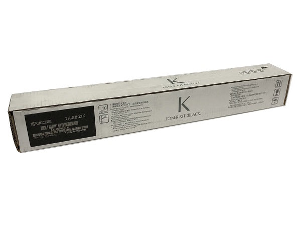Kyocera TK-8802K 1T02RR0US0 OEM Toner Cartridge, 30k Pages, Black