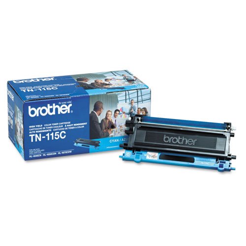Brother TN-115C OEM HY Toner Cartridge, 4K pages, Cyan