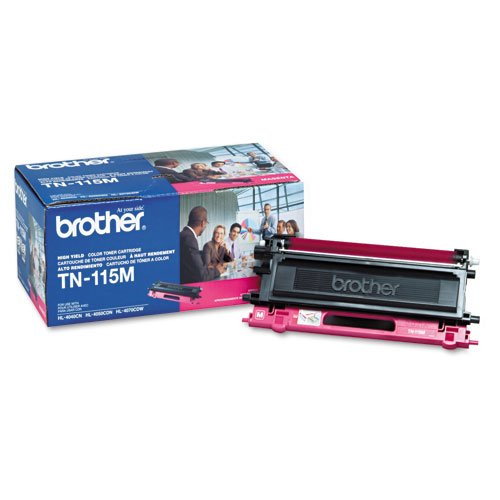 Brother TN-115M OEM HY Toner Cartridge, 4K pages, Magenta