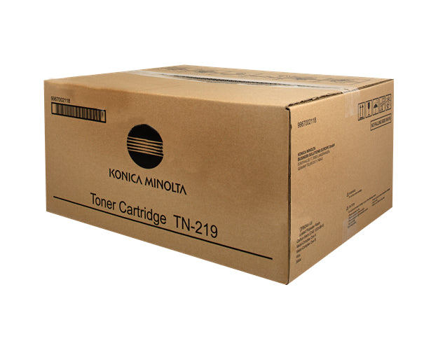 Konica Minolta DD1A002G3X TN219 OEM Toner Cartridge, 20K pages, Black