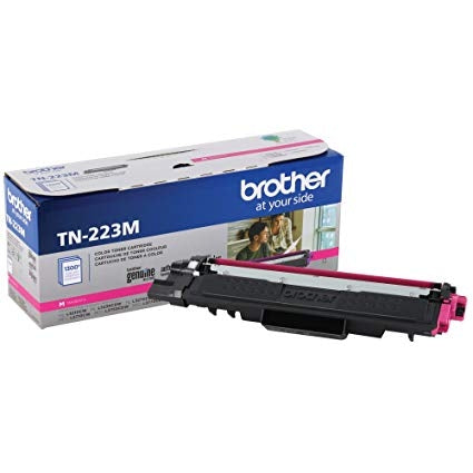Brother TN-223M OEM Toner Cartridge, 1300 Pages, Magenta