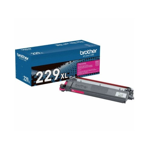 Brother TN-229XLM HY OEM Toner Cartridge, 2.3K Pages, Magenta