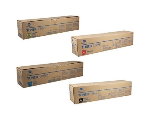 Konica Minolta TN312 OEM Toner Set, B/C/M/Y