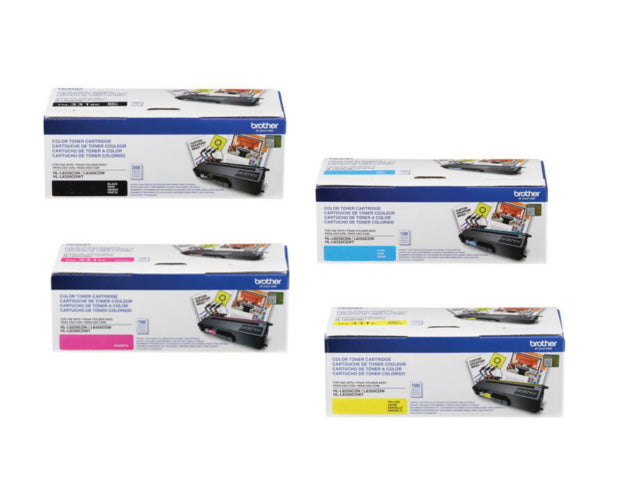 Brother TN-336 OEM HY Toner Set, B/C/M/Y