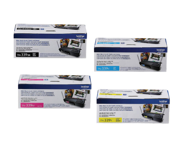 Brother TN-339VP OEM Toner Set, B/C/M/Y