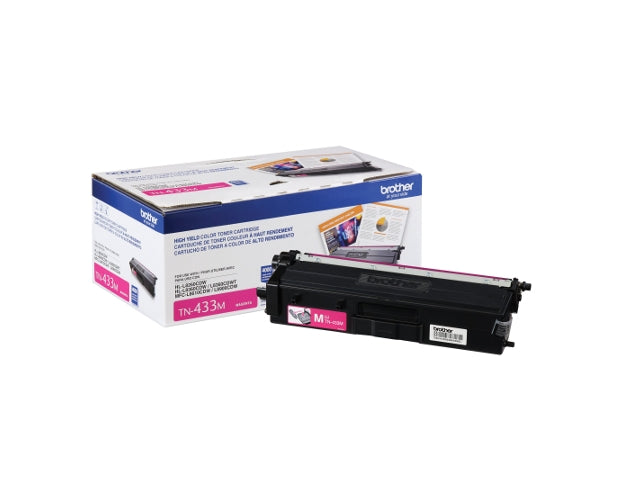 Brother TN-433M OEM HY Toner Cartridge, 4K pages, Magenta