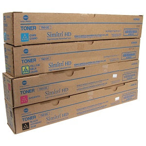 Konica Minolta TN512 OEM Toner Set. B/C/M/Y