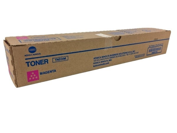 Konica Minolta A9E8330 TN514M OEM Toner Cartridge, 26K pages, Magenta