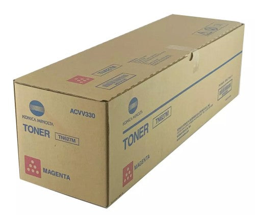 Konica Minolta TN627M ACVV330 OEM Toner Cartridge, 180K Pages, Magenta