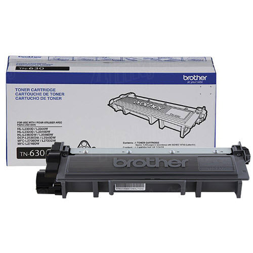 Brother TN-630 OEM Toner Cartridge, 1200 pages, Black