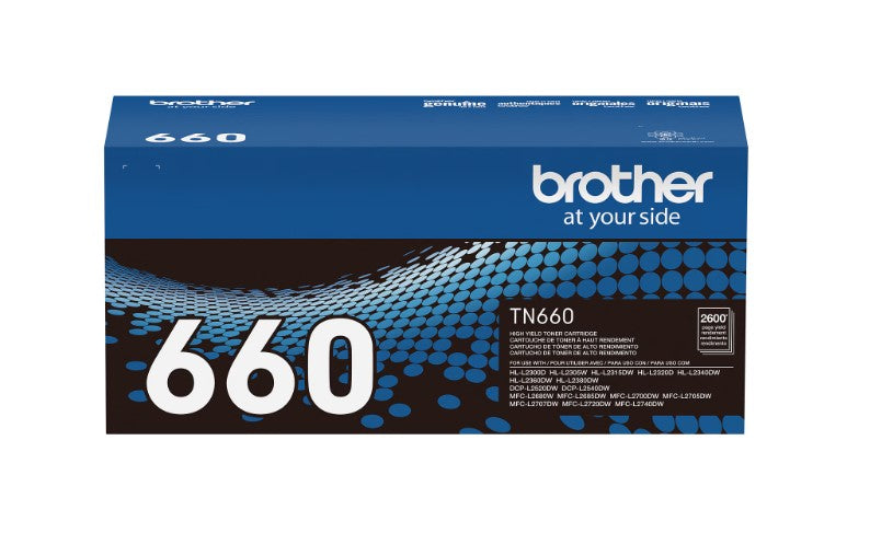 Brother TN-660 OEM HY Toner Cartridge, 2600 pages, Black