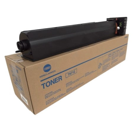 Konica Minolta A3VU030 TN712 OEM Toner Cartridge, 40800 pages, Black
