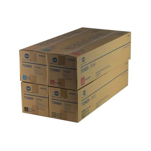Konica Minolta TN713 OEM Toner Set, B/C/M/Y