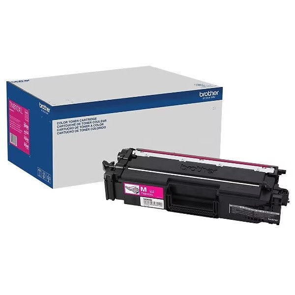 Brother TN-810XLM OEM HY Toner Cartridge, 9K Pages, Magenta