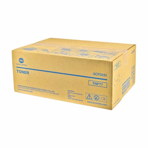 Konica Minolta TNP77 ACF0031 OEM Toner Cartridge, 20K Pages, Black