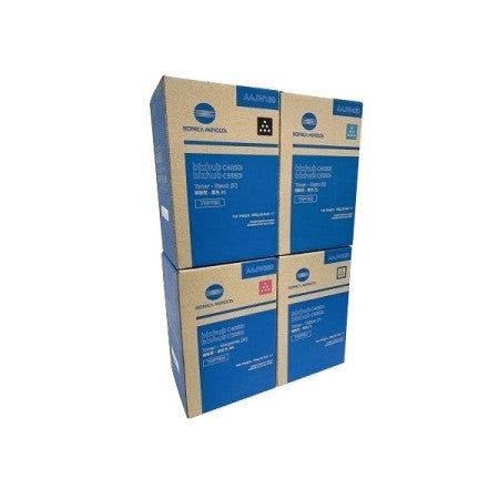 Konica Minolta TNP79 OEM Toner Set, B/C/M/Y
