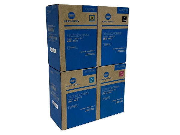 Konica Minolta TNP80 OEM Toner Set, B/C/M/Y