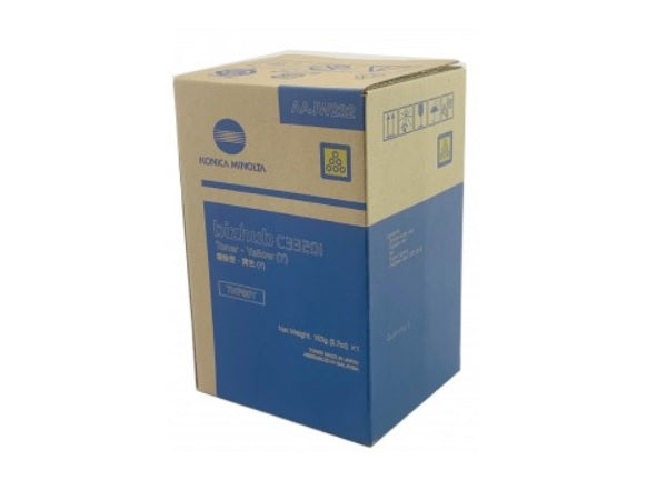 Konica Minolta AAJW232 TNP80Y OEM Toner Cartridges, 9k pages, Yellow