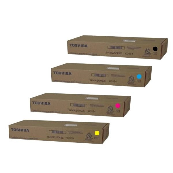 Toshiba T-FC210U OEM Toner Set, B/C/M/Y