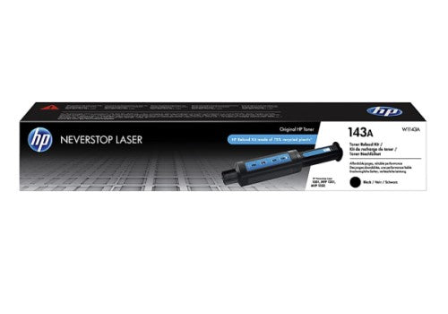 HP 143A W1143A OEM Neverstop Toner Reload Kit, 2.5K Pages, Black