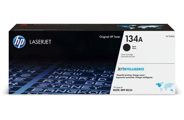 HP 134A W1340A OEM LaserJet Toner Cartridge, 1.1K Pages, Black