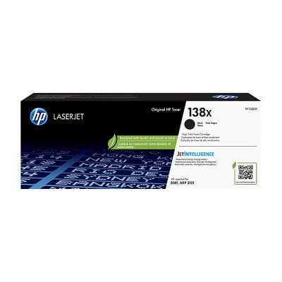 HP 138X W1380X OEM HY Toner Cartridge, 4K Pages, Black