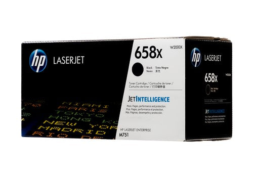 HP 658X W2000X OEM HY LaserJet Toner Cartridge, 33K Pages, Black
