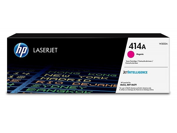 HP 414A W2023A OEM Toner Cartridge, 2.1K Pages, Magenta