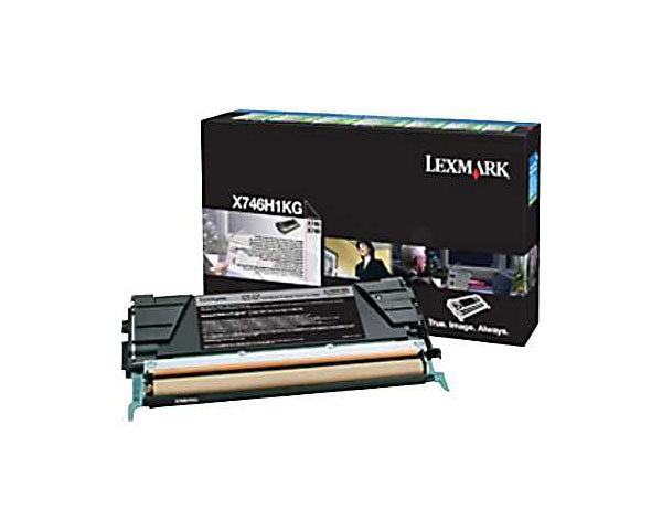 Lexmark X746H1KG OEM HY Return Program Toner Cartridge, 12K pages, Black
