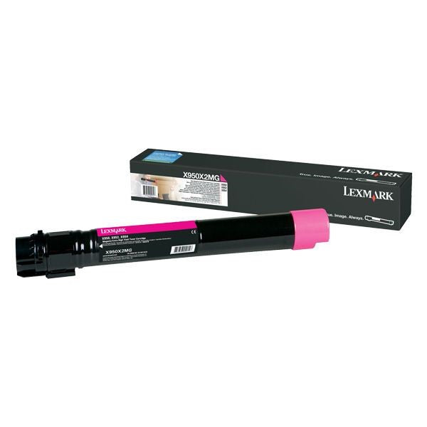 Lexmark X950X2MG OEM HY Toner Cartridge, 32K Pages, Magenta