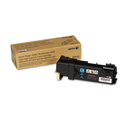 Xerox 106R01594 OEM High-Capacity Toner Cartridge, 2500 pages, Cyan
