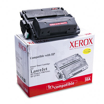 Xerox Brand Compatible 6R935 / Q1339A HP39A OEM Toner Cartridge, 18K pages, Black