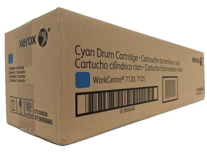 Xerox 013R00660 OEM Drum Unit, 51K pages, Cyan