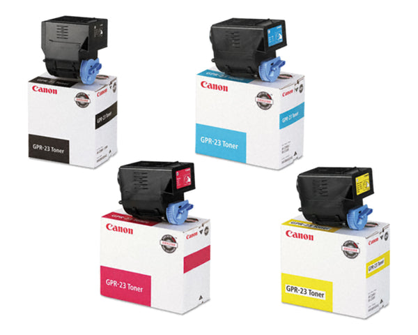Canon 0452B003AA GPR23 OEM Toner Set, B/C/M/Y
