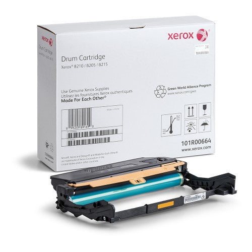 Xerox 101R00664 OEM Drum Unit, 10k pages, Black