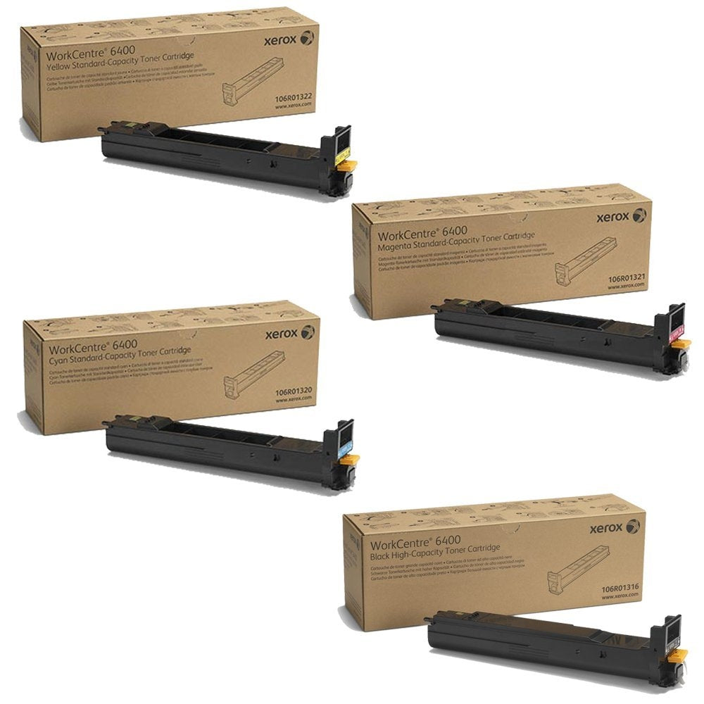 Xerox 106R01316 OEM HY Toner Set, B/C/M/Y