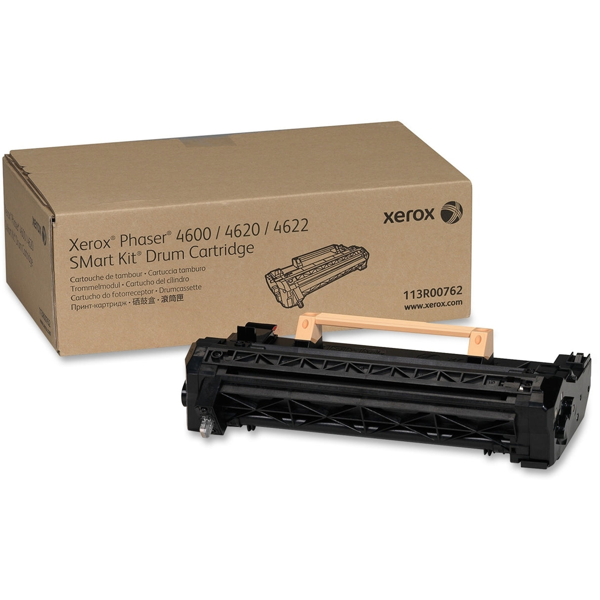 Xerox 113R00762 OEM Imaging Drum, 80K pages, Black