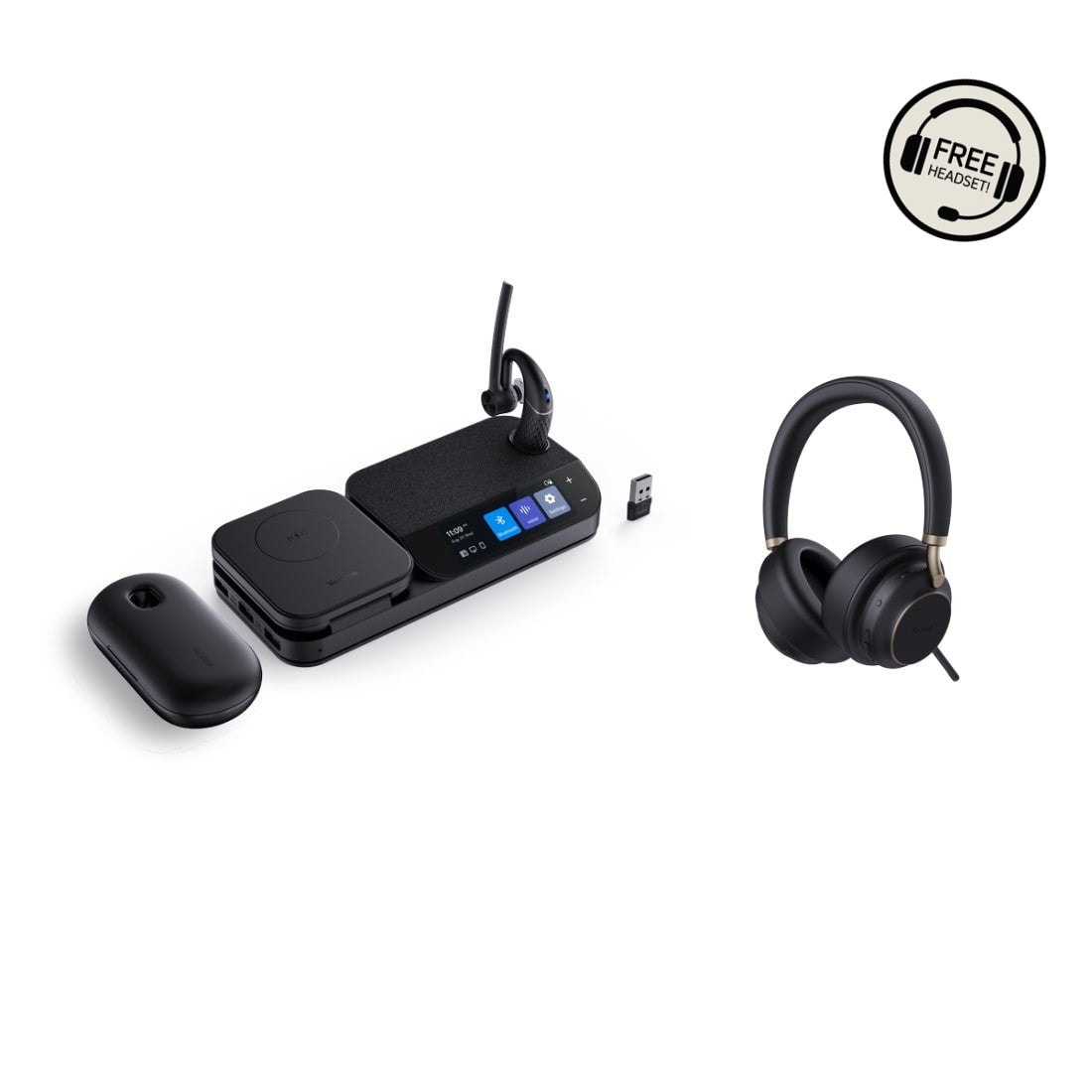 Yealink 1208654 BH71 Mono Workstation Pro & 1208658 BH76 Plus Teams Headset