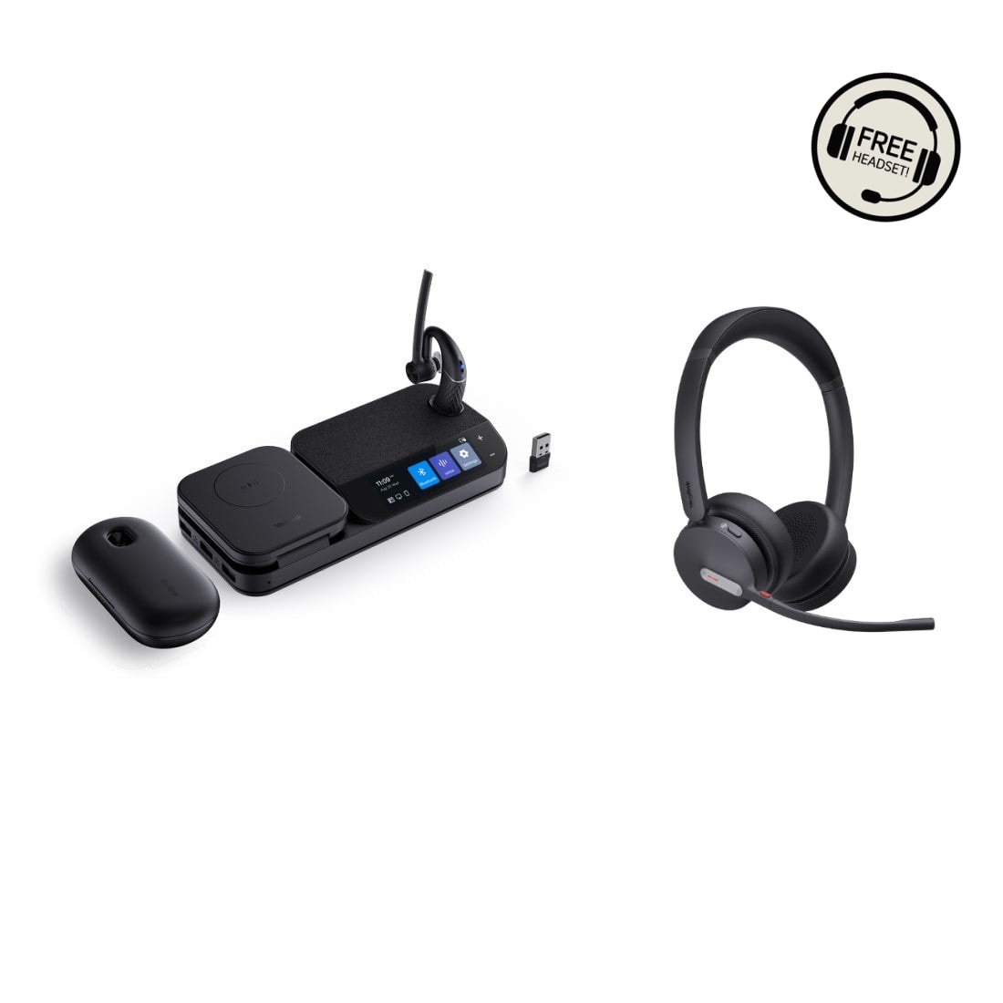 Yealink 1208654 BH71 Mono Workstation Pro & 1208663 BH70 Dual Teams Headset