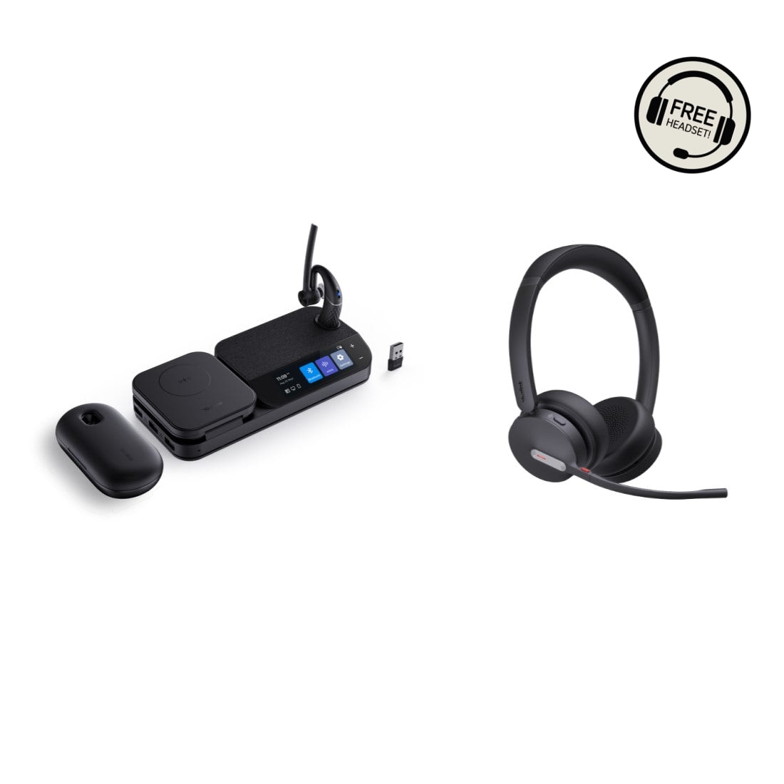 Yealink 1208654 BH71 Mono Workstation Pro & 1208664 BH70 Dual UC Headset