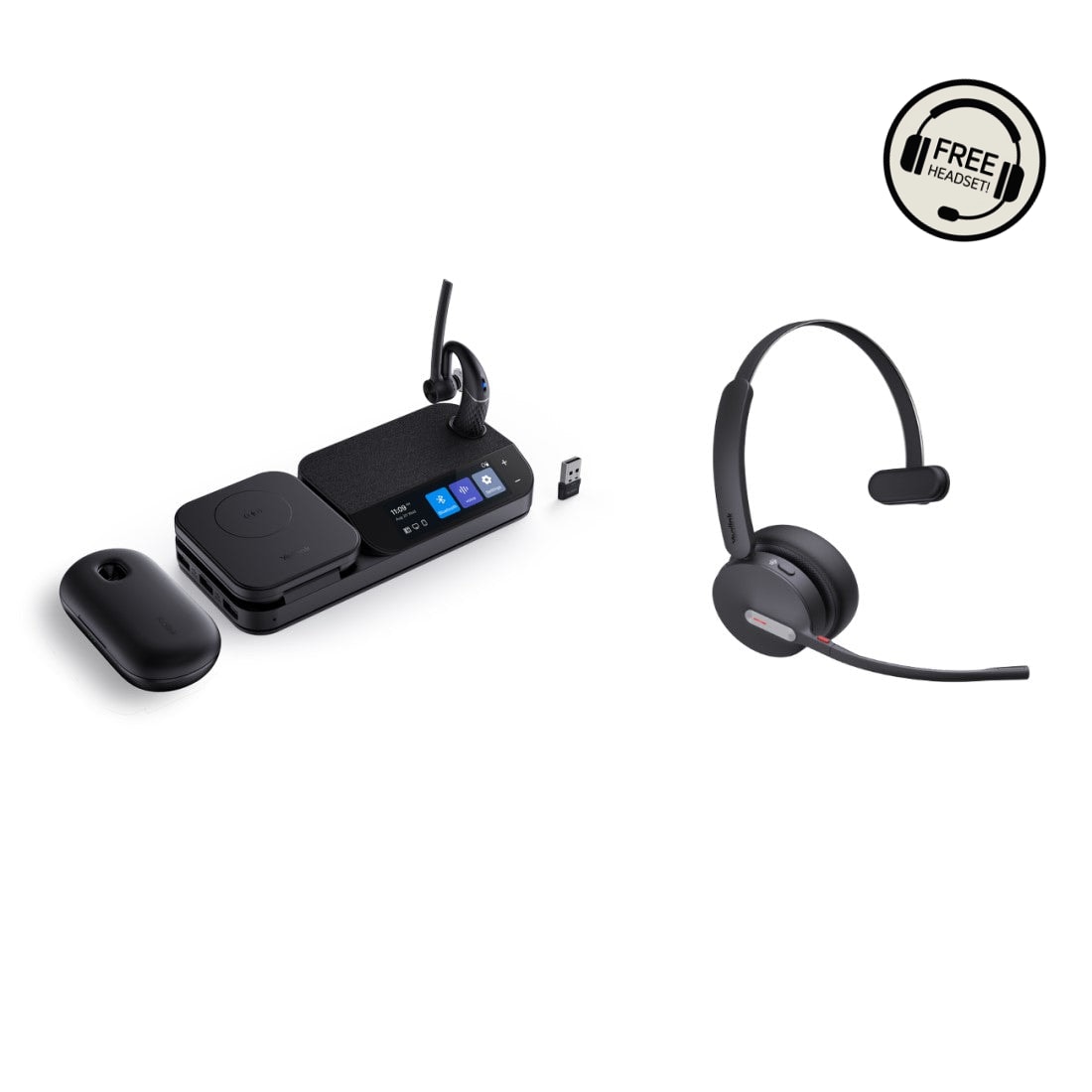 Yealink 1208654 BH71 Mono Workstation Pro & 1208665 BH70 Mono Teams Headset