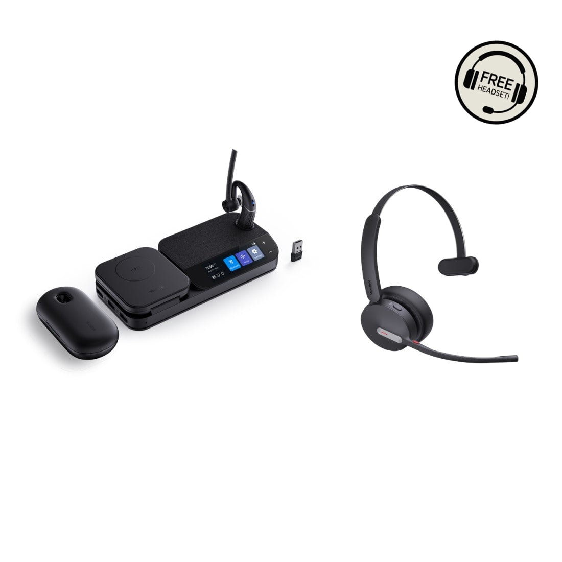 Yealink 1208654 BH71 Mono Workstation Pro & 1208666 BH70 Mono UC Headset